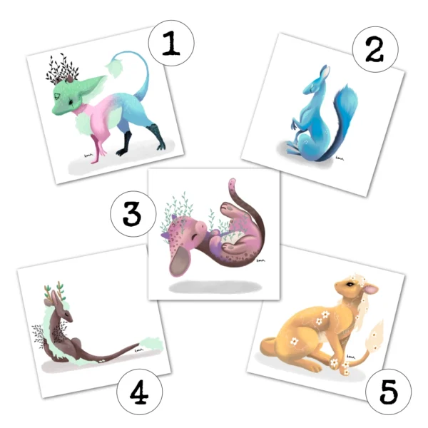 Carte postale - Dragon
