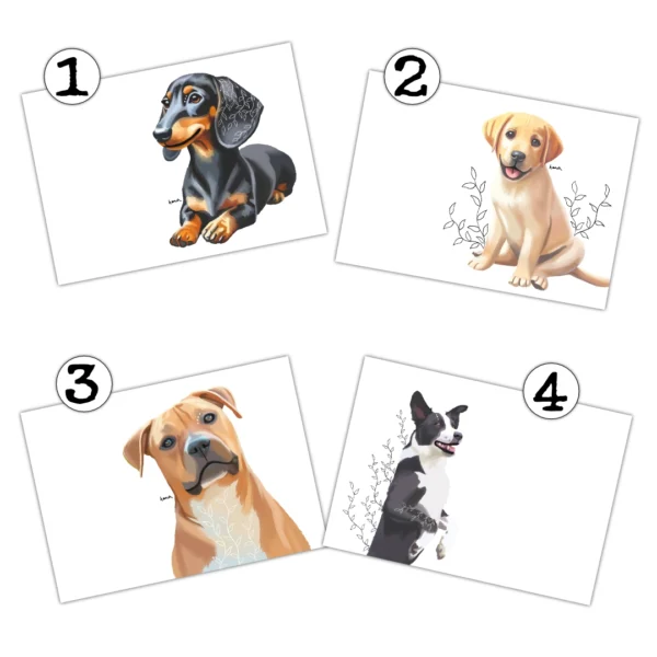 Carte postale - Woof
