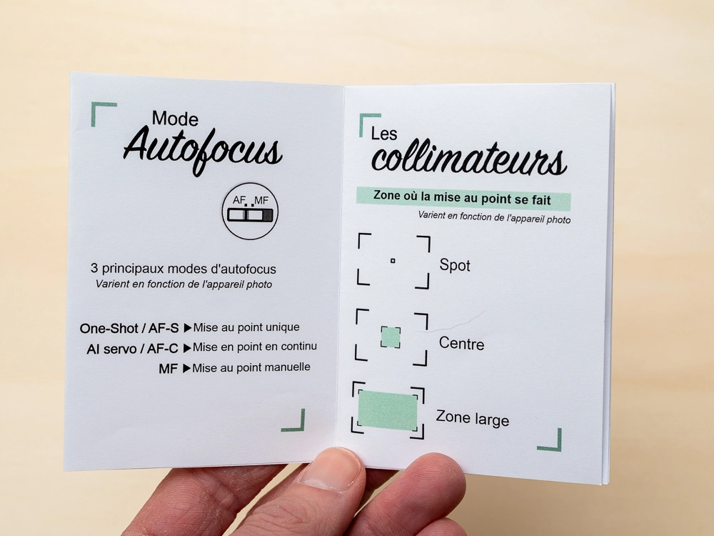 Mini-zine aide-mémoire photographie – Image 5
